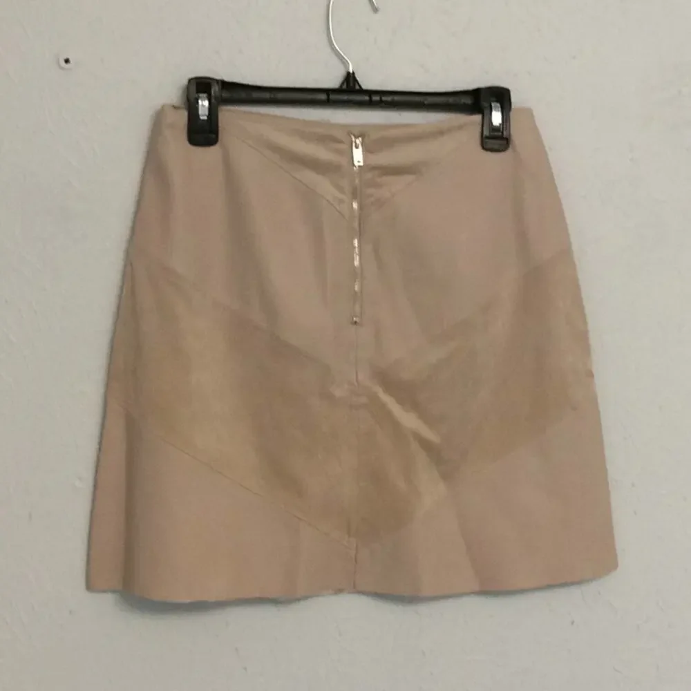 Zara Basic‎ Collection Faux Suede/Leather Mini Skirt